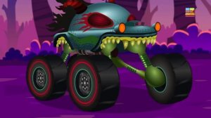 Kids Channel | Little Red Car | HHMT | hungry monster truck | scary songs for kids