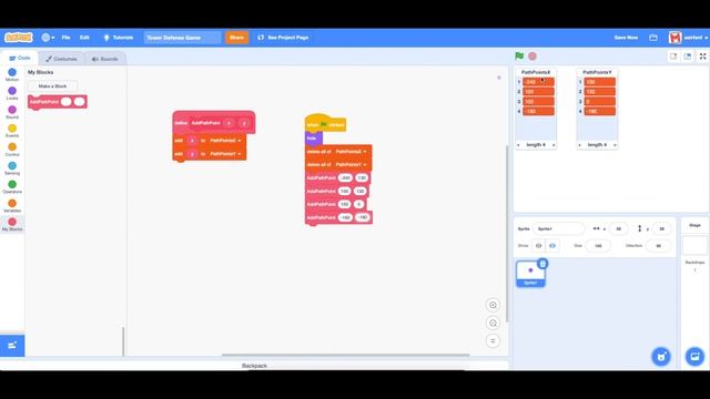 Scratch Tutorial: Tower Defense Game! (Ep. 1)