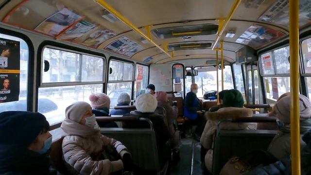 Едем в автобусе ПАЗ 32054 смотреть онлайн