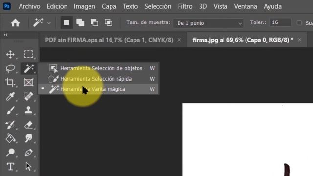 FIRMAR DIGITAL con ADOBE PHOTOSHOP y CREAR FONDO TRANSPARENTE con ACROBAT READER смотреть онлайн