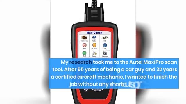 Autel MaxiCheck Pro OBD2 Scanner Automotive Diagnostic Scan Tool Review смотреть онлайн
