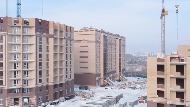 Отчёт с хода строительства ЖК "Ария" февраль 2022 смотреть онлайн