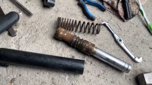 Реставрация передней вилки Honda dio af 34