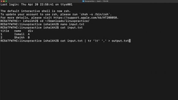 Linux Tutorial: Convert TXT File to CSV Format with Just One Command!