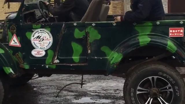 Газ 69 военные мосты , лифтуем !! смотреть онлайн