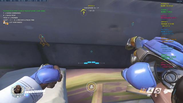 Doomfist parkour Eichenwalde test смотреть онлайн