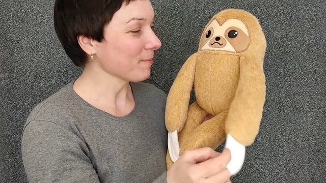 Ленивец. Мягкая игрушка. смотреть онлайн