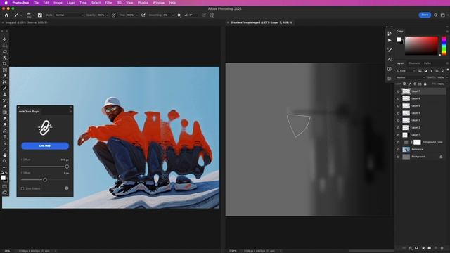 mobChain Photoshop Plugin Tutorial смотреть онлайн