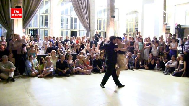 Ariadna Naveira and Fernando Sanchez at night milonga in Moscow. На ночной милонге в Москве. смотреть онлайн