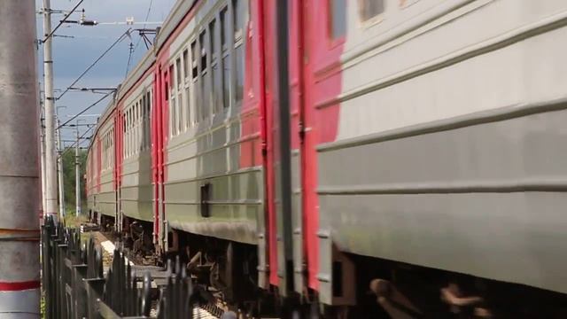 Старый Петергоф - Новый Петергоф, поезд, электричка смотреть онлайн