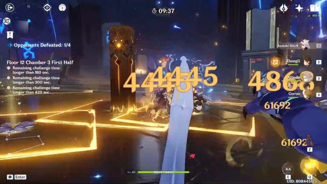 C0 Itto Mono Geo and C0 Childe International - Genshin Impact Abyss 3.1 - Floor 12 9 Stars смотреть онлайн