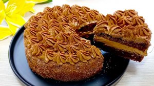 Торт со сгущенкой, который тает во рту! Просто и очень вкусно!