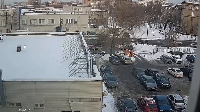 Запись с мини камеры Zodikam 190 (4 этаж, вечер, 1280x720)