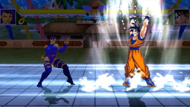Psylocke (Marvel Comics) vs Goku (Dragonball Z) - Ultimate Mugen Fight 2016 смотреть онлайн