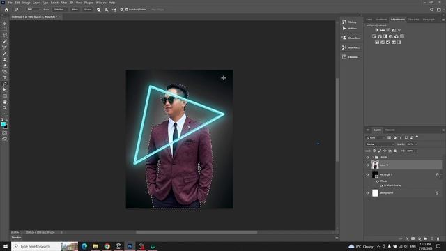 NEON EFFECT \ PHOTOSHOP смотреть онлайн