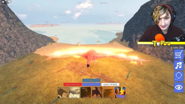 I became a LVL 99,999 GODZILLA! ?? (Roblox) смотреть онлайн