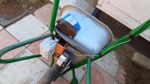 Садовая телега с электро приводом