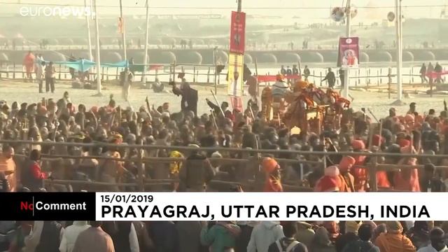 Hindistan'da Kumbh Mela Festivali başladı смотреть онлайн
