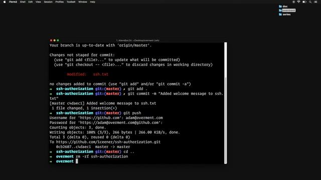 Command Line - SSH i GIT (Linux / OSX) смотреть онлайн