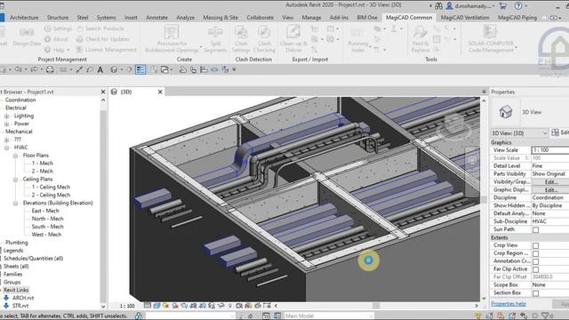 07 Magicad 2020 for Revit MEP 2019 2020 Creat Opening смотреть онлайн