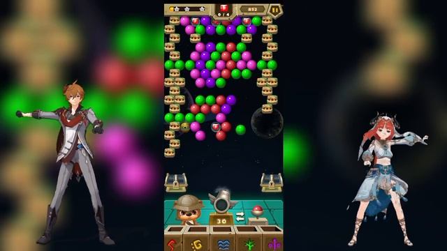 Bubble Shooter || Bubble Shooter Original New Update || Level 161-170 || Fun Games! Android Gamepla смотреть онлайн