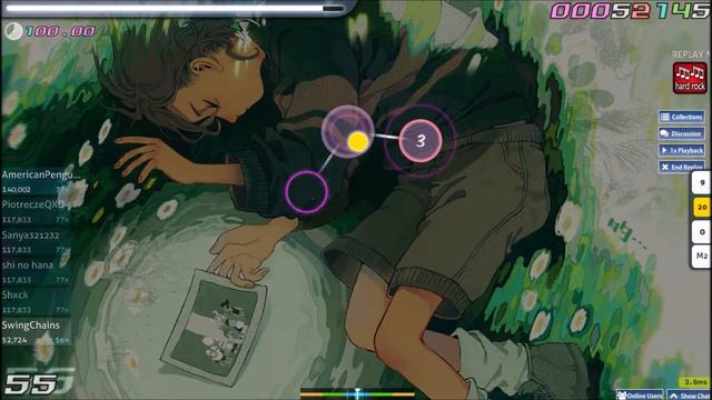 osu! toby fox - Uwa!! So Holiday [hard] HR FC SS смотреть онлайн