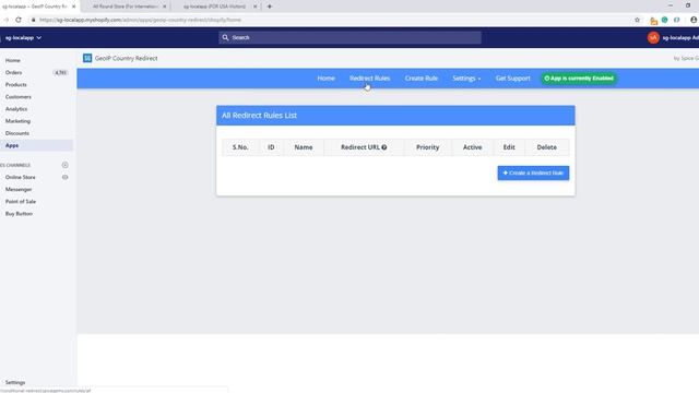 GeoIp Country Redirect app - Fallback feature смотреть онлайн