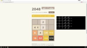 2048 AI achieving 32768 + 16384 + 8192 + 2048 tiles