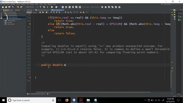 JAVA Bangla Tutorials 29 - Exercise 5 The MyComplex Class смотреть онлайн