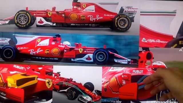 2017 Ferrari SF70H F1 Car Launch First Impressions смотреть онлайн