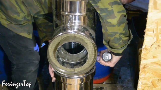 Монтаж дымохода сэндвича СВОИМИ РУКАМИ! Это может сделать каждый, если знать важные моменты