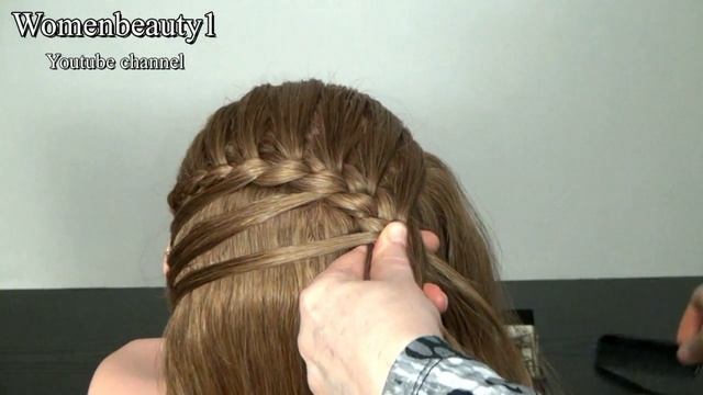 Прическа в школу с плетением. Easy Back to School Hairstyles for Long Hair смотреть онлайн