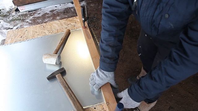 Поддон из оцинкованного железа своими руками без листогиба! смотреть онлайн