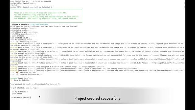 React Native : Install expo and create your first project | Tutorial 01 смотреть онлайн
