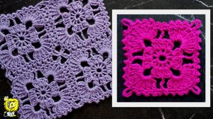 КВАДРАТНЫЙ МОТИВ КРЮЧКОМ