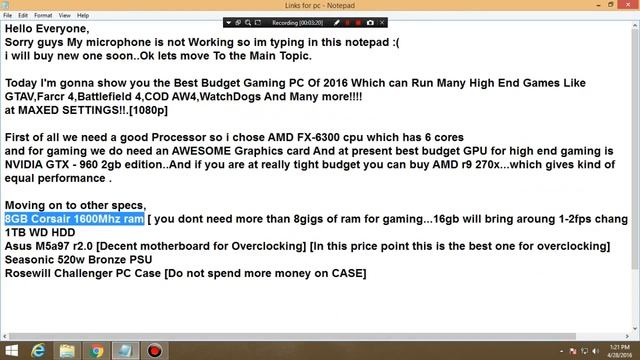 BEST Budget Gaming PC of 2016 - THE GAMING BEAST смотреть онлайн