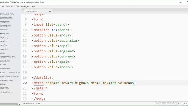 HTML 5.0: FROM TAG PART 3 смотреть онлайн