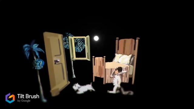 Maurice Sendak's Where the Wild Things Are video of virtual reality painting in Tilt Brush I co смотреть онлайн
