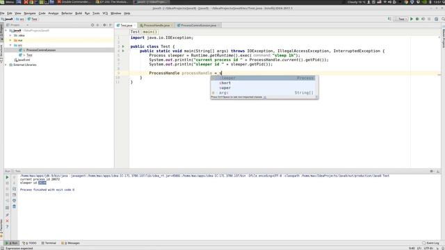 Java 9: Урок 3: ProcessHandle смотреть онлайн