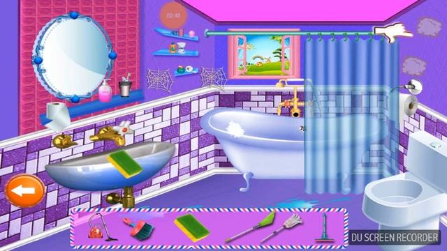 Kids Learn Cleaning | House Room Cleaning Games | fun game for girls смотреть онлайн