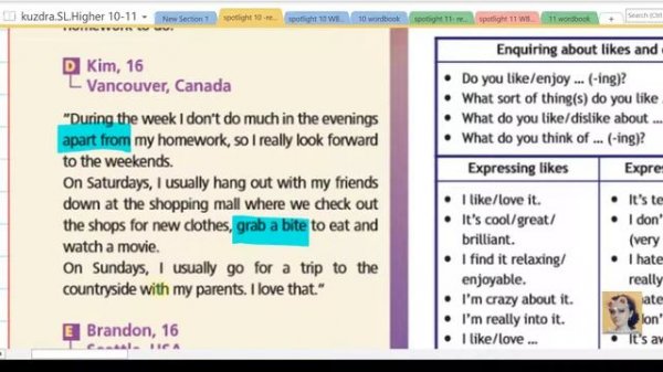 5. Spotlight 10. Module 1. Unit 1a. Teenagers