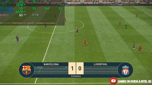 [PES] Pro Evolution Soccer 2019 on GTX 1050 смотреть онлайн