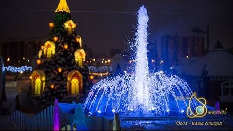 Зимний фонтан с водкой в России. Казань. Новый Год смотреть онлайн