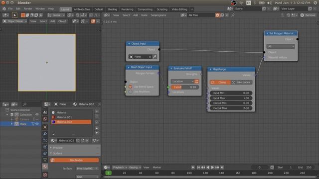 Set Polygon Material Index node for Animation Nodes in Blender - Tutorial смотреть онлайн