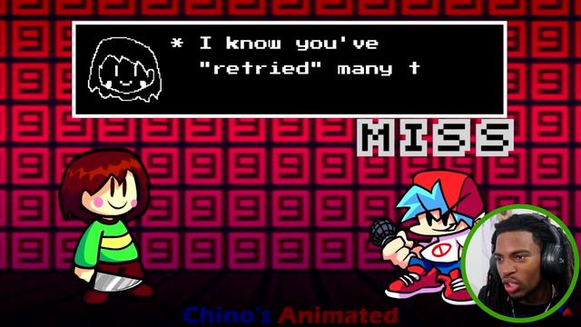 CHARA IS SO OVERPOWERED!!! CHARA VS BF KNIFE FIGHT