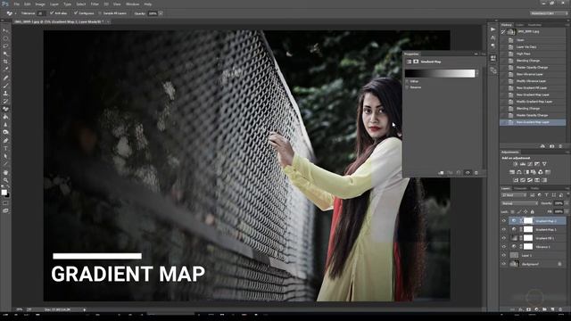 Cinematic Color Grading Photoshop Tutorial (Free Photoshop Action) смотреть онлайн