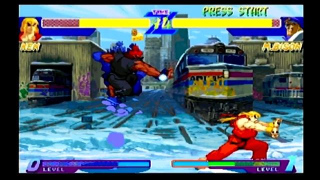 Street Fighter Alpha dramatic battle playthrough (PS2) смотреть онлайн