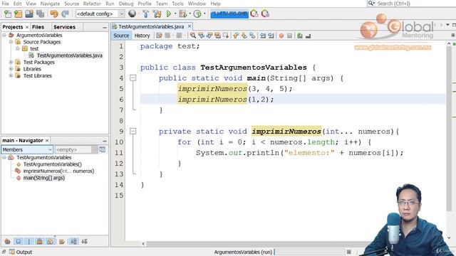 98 Ejercicio Argumentos Variables en Java varargs смотреть онлайн