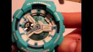 Как настроить будильник на часах G-SHOCK GA-110