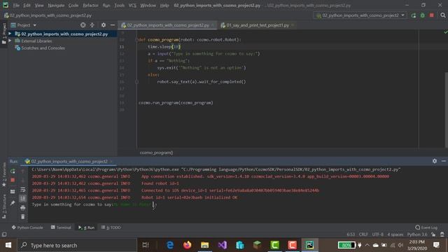 Code Cozmo with Python Part 3 смотреть онлайн